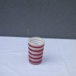 Svietnik   červeno  -  biely