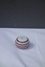 Svietnik   červeno  -  biely   9,5  x  11  cm – Obrázok 2