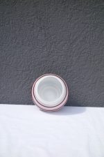 Svietnik   červeno  -  biely   9,5  x  11  cm – Obrázok 3