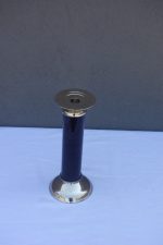 Svietnik  čierno  -  chrómový  27  cm