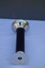 Svietnik  čierno  -  chrómový  27  cm – Obrázok 3