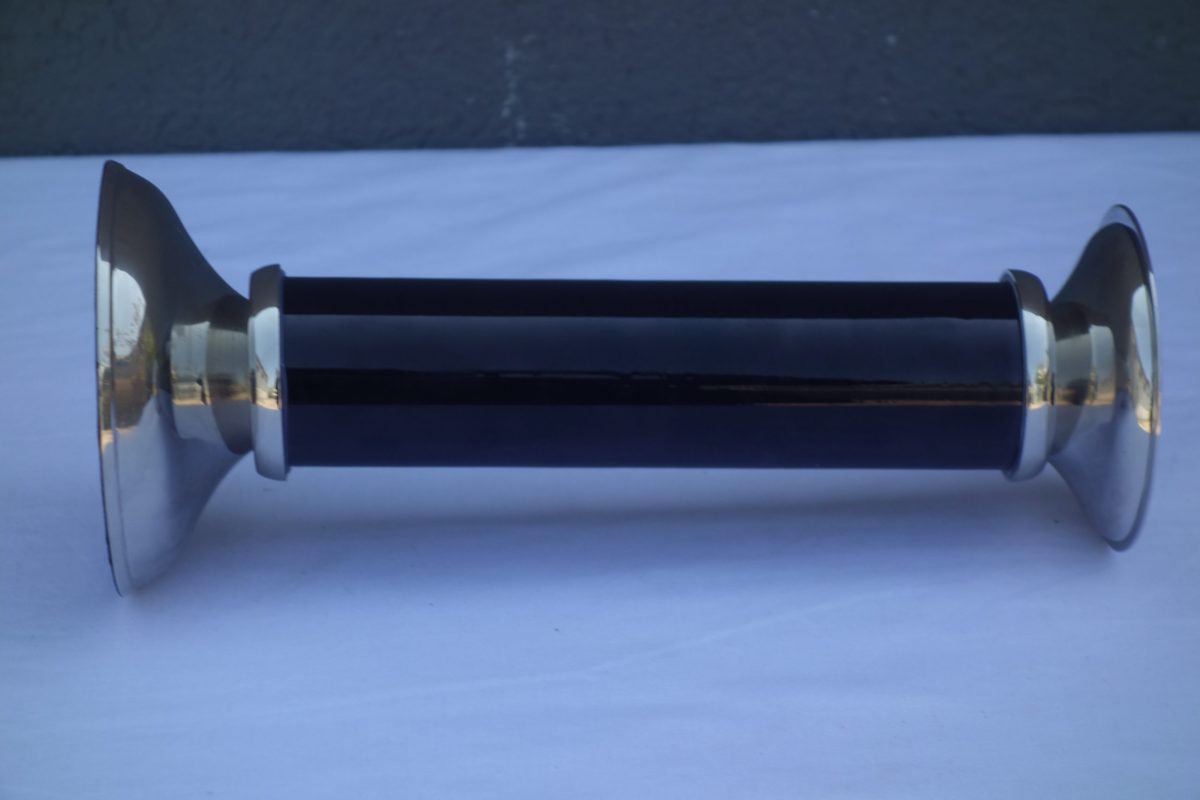 Svietnik  čierno  -  chrómový  27  cm – Obrázok 4