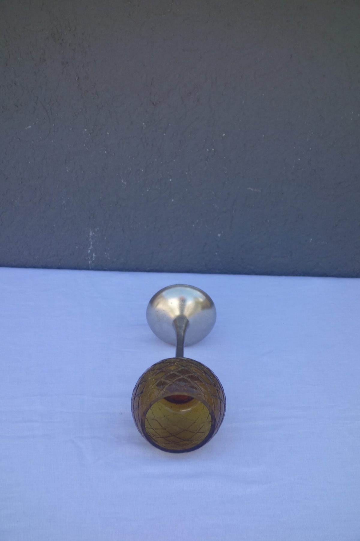 Čaša  kalich  žltej  farby – Obrázok 3