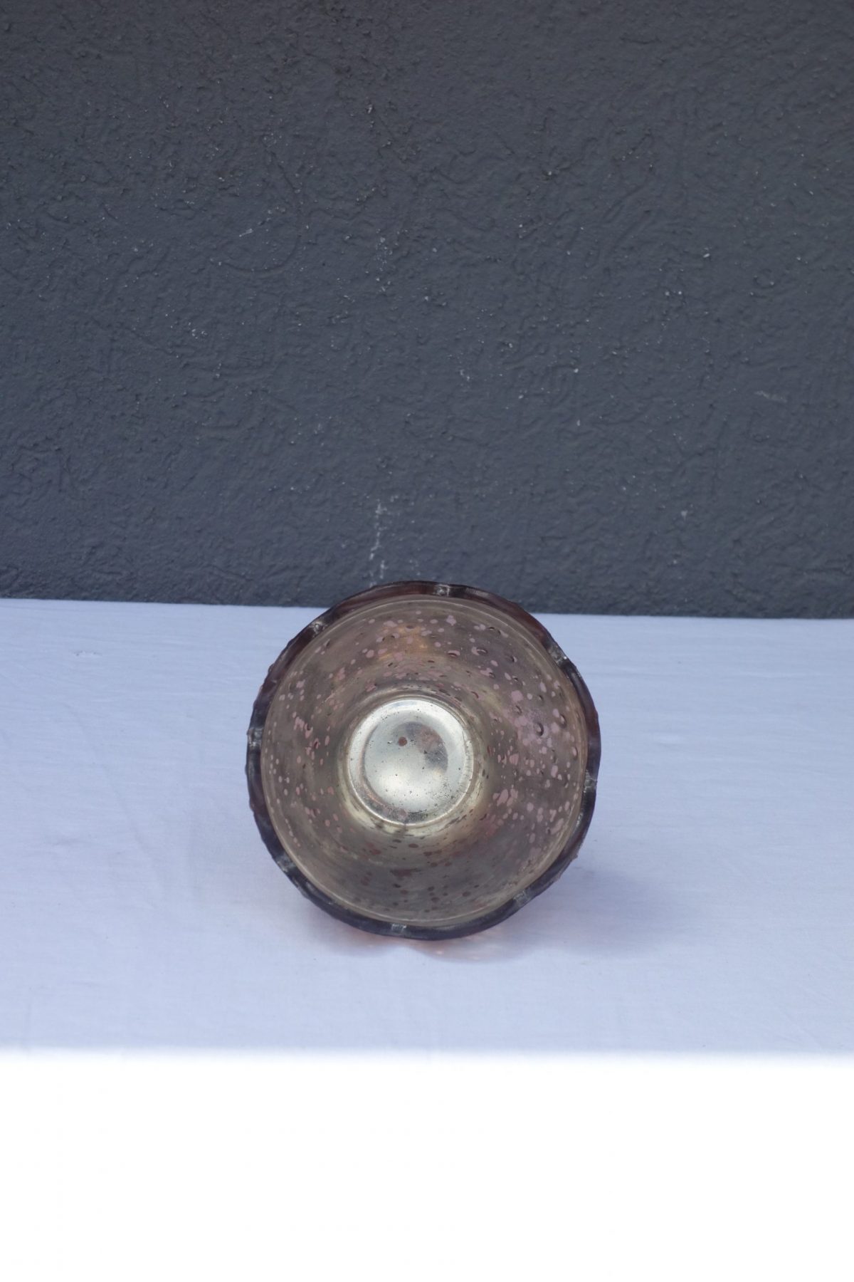 Sklenený  obal  na  kvetináč -  bronzový  "MINI" – Obrázok 4