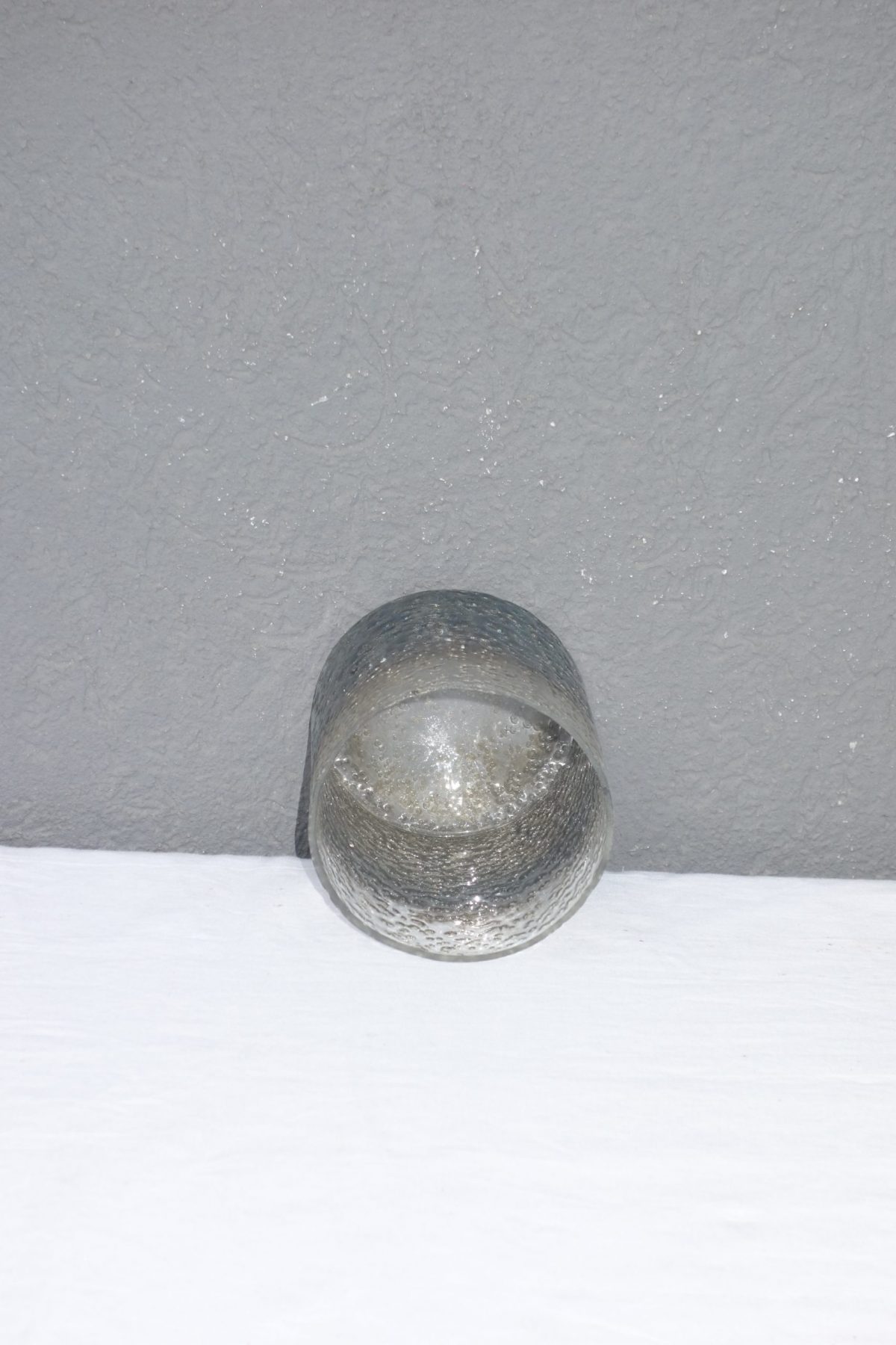 Sklenený  svietnik   modro  -  biely   11   x   10   cm – Obrázok 4