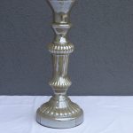 Svietnik  sklenený  veľký   matný