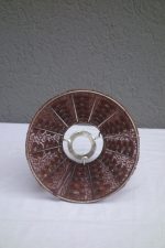 Tienidlo  na   nočnú   lampu   -   hnedé  -  sieťované  15   x   17   cm – Obrázok 2