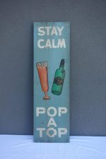 Drevená  "RETRO" tabuľa  100   x   30   x   4  cm