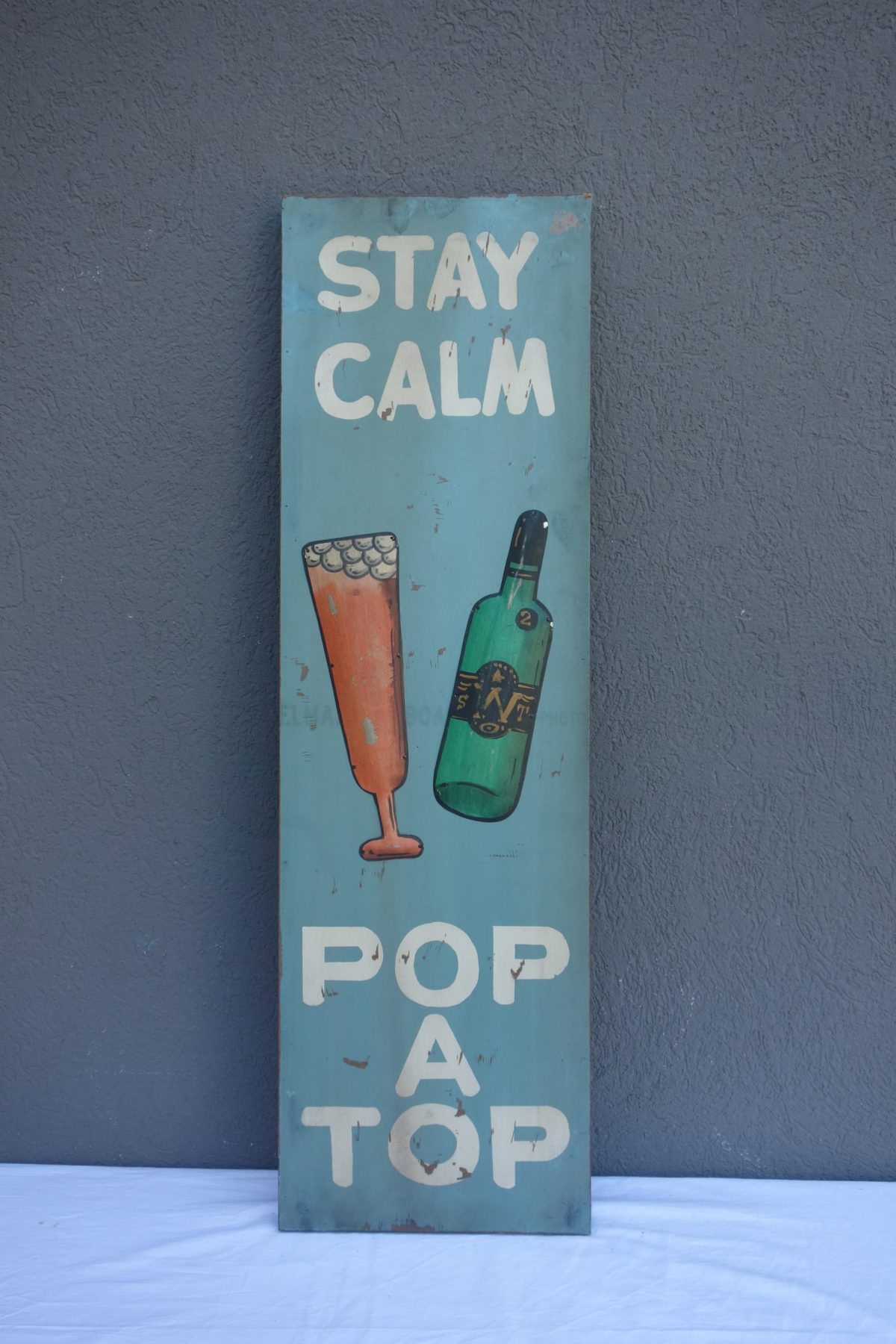 Drevená  "RETRO" tabuľa  100   x   30   x   4  cm – Obrázok 2