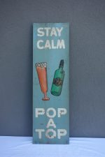 Drevená  "RETRO" tabuľa  100   x   30   x   4  cm – Obrázok 2