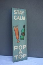 Drevená  "RETRO" tabuľa  100   x   30   x   4  cm – Obrázok 3