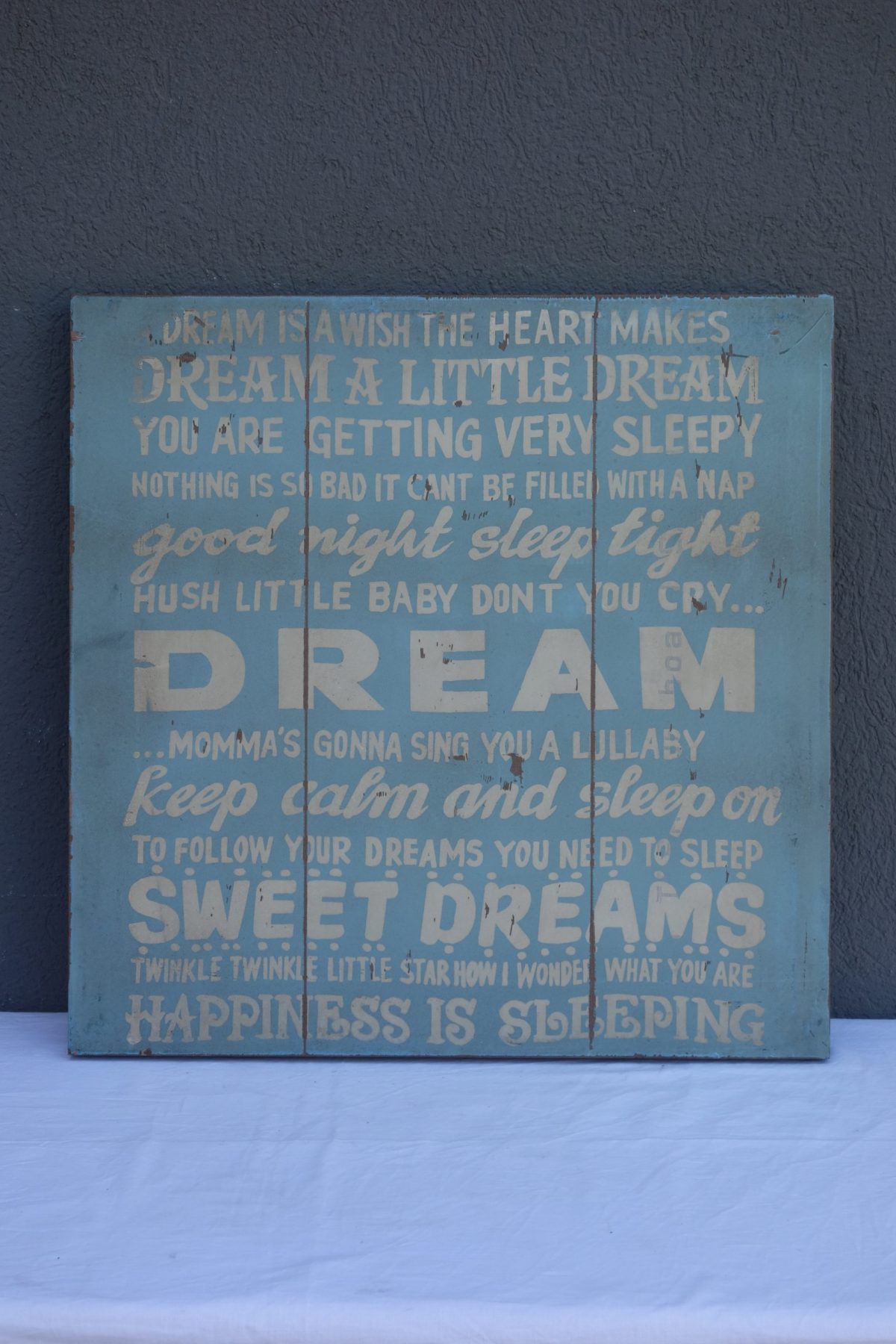 Drevená  "RETRO" tabuľa  - 60  x  60  x  4  cm – Obrázok 2