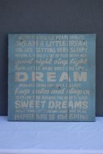 Drevená  "RETRO" tabuľa  - 60  x  60  x  4  cm – Obrázok 2