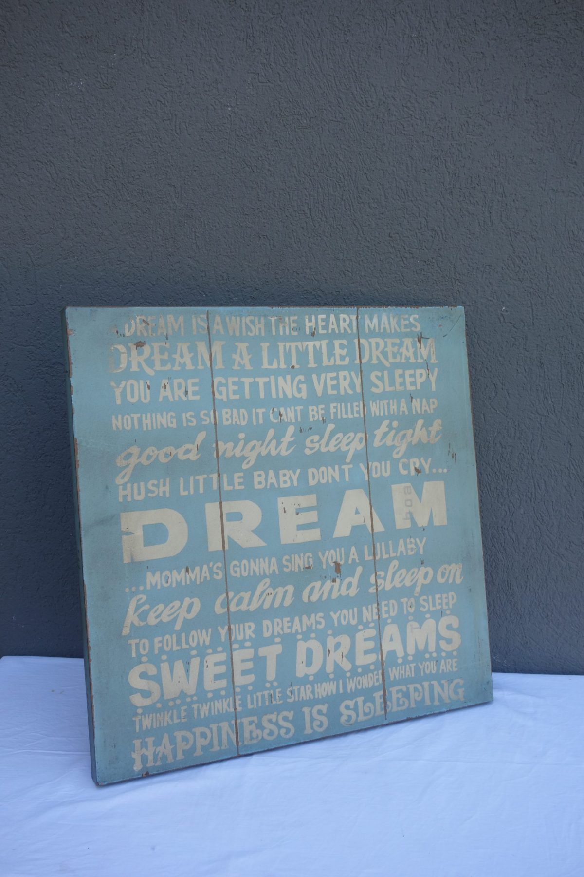 Drevená  "RETRO" tabuľa  - 60  x  60  x  4  cm – Obrázok 3