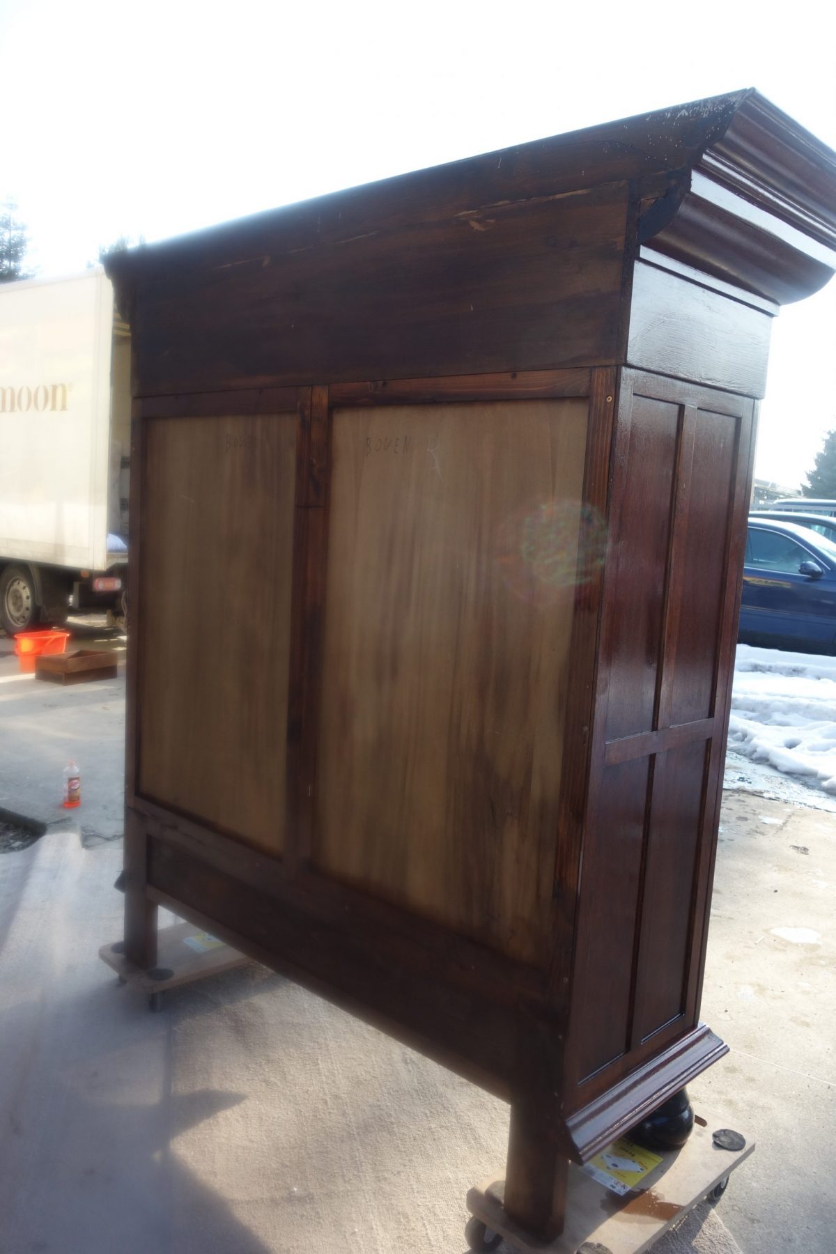 Skriňa   Holandská  -   dub   masív   starožitná – Obrázok 7