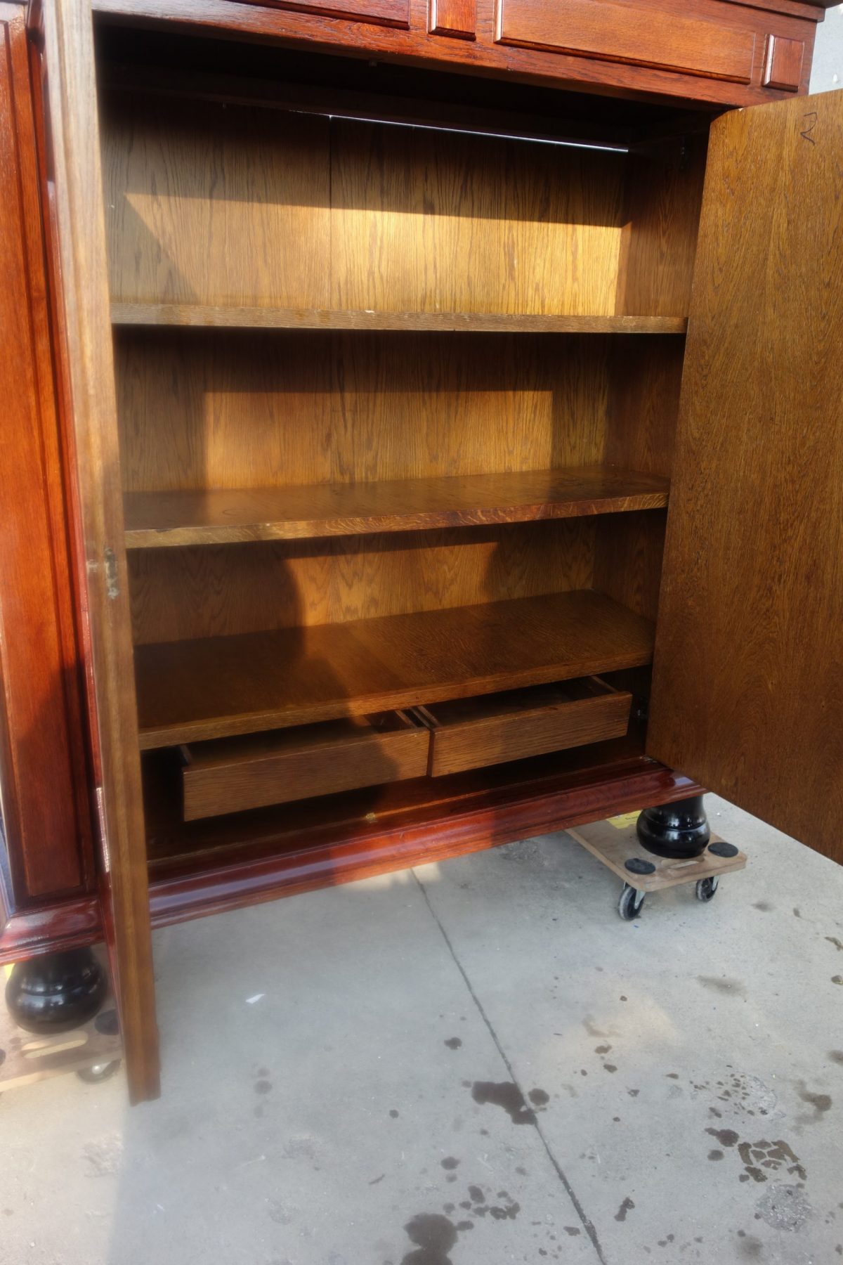 Skriňa   Holandská  -   dub   masív   starožitná – Obrázok 5