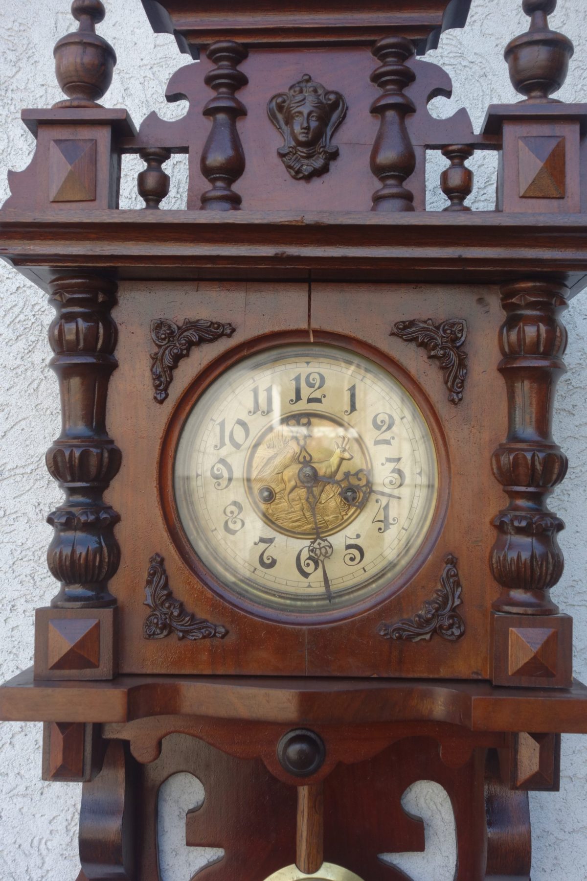 Hodiny  starožitné  nástenne  kyvadlové – Obrázok 4