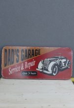 Plechová "RETRO" tabuľa