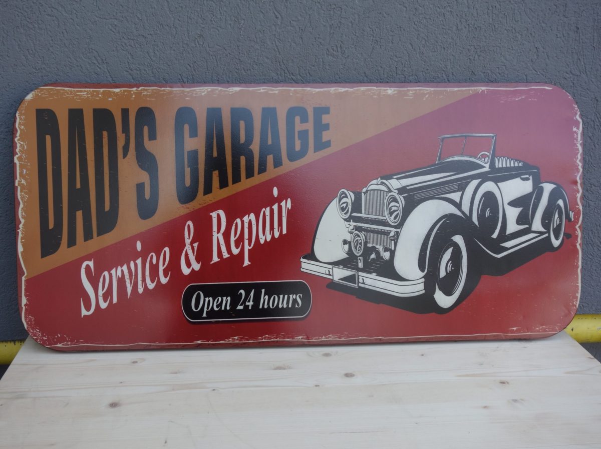 Plechová "RETRO" tabuľa – Obrázok 2