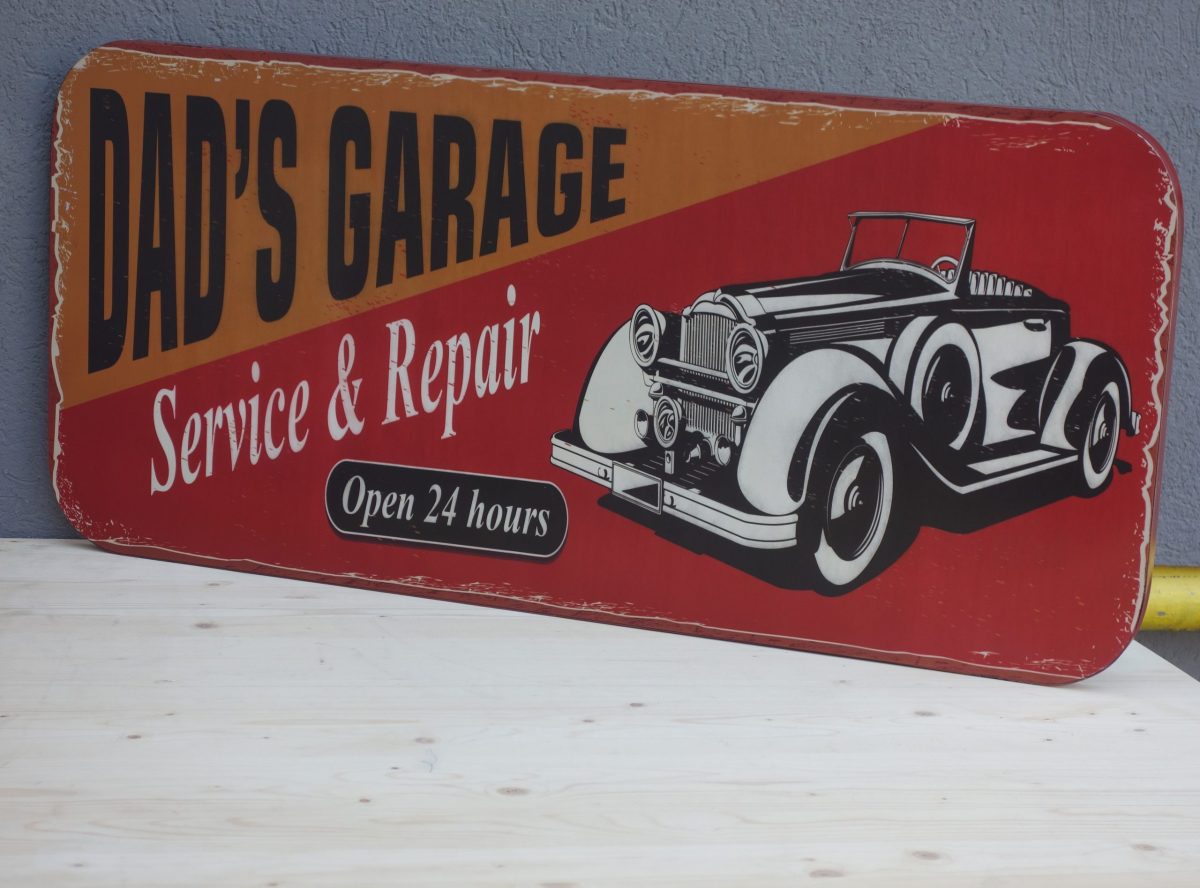 Plechová "RETRO" tabuľa – Obrázok 3