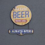 Plechová "RETRO" tabuľa