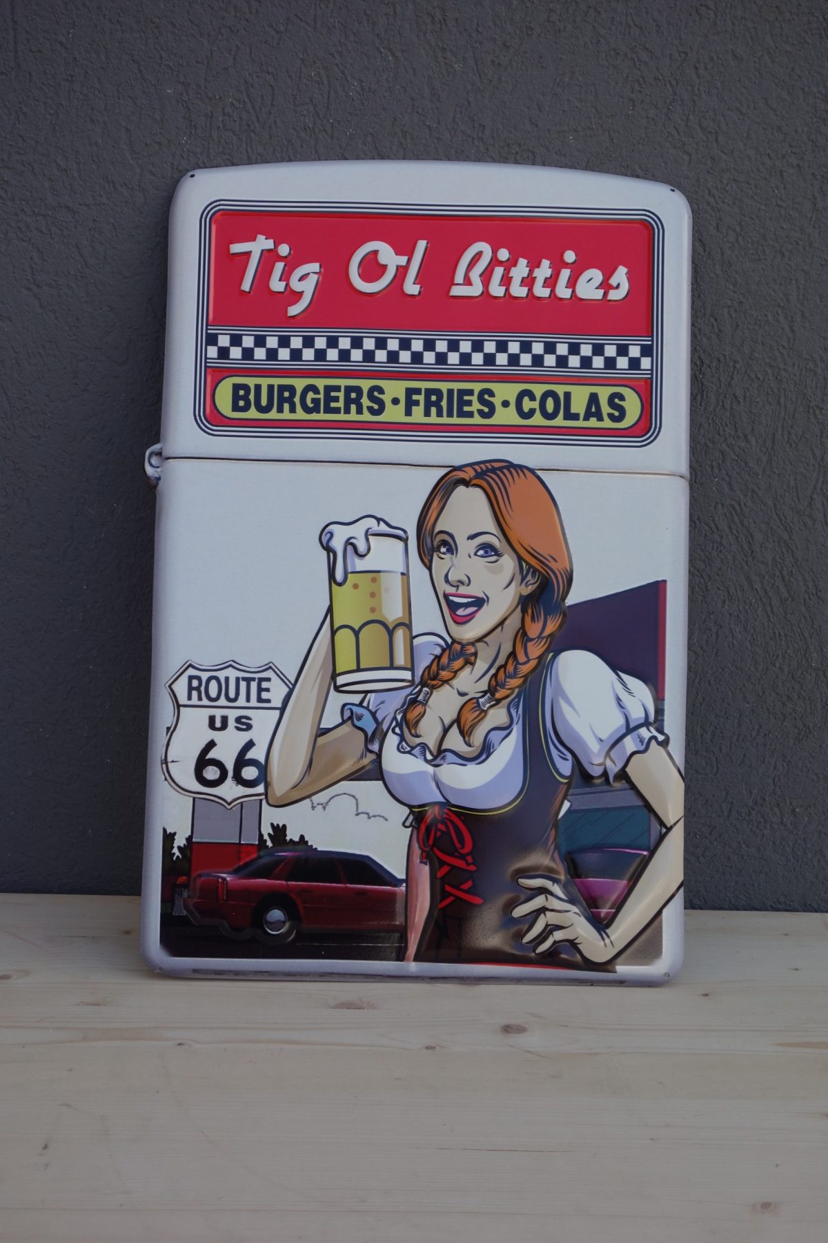 Plechová "RETRO" tabuľa – Obrázok 2