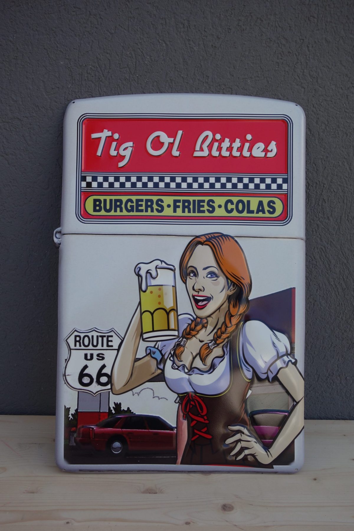 Plechová "RETRO" tabuľa – Obrázok 3