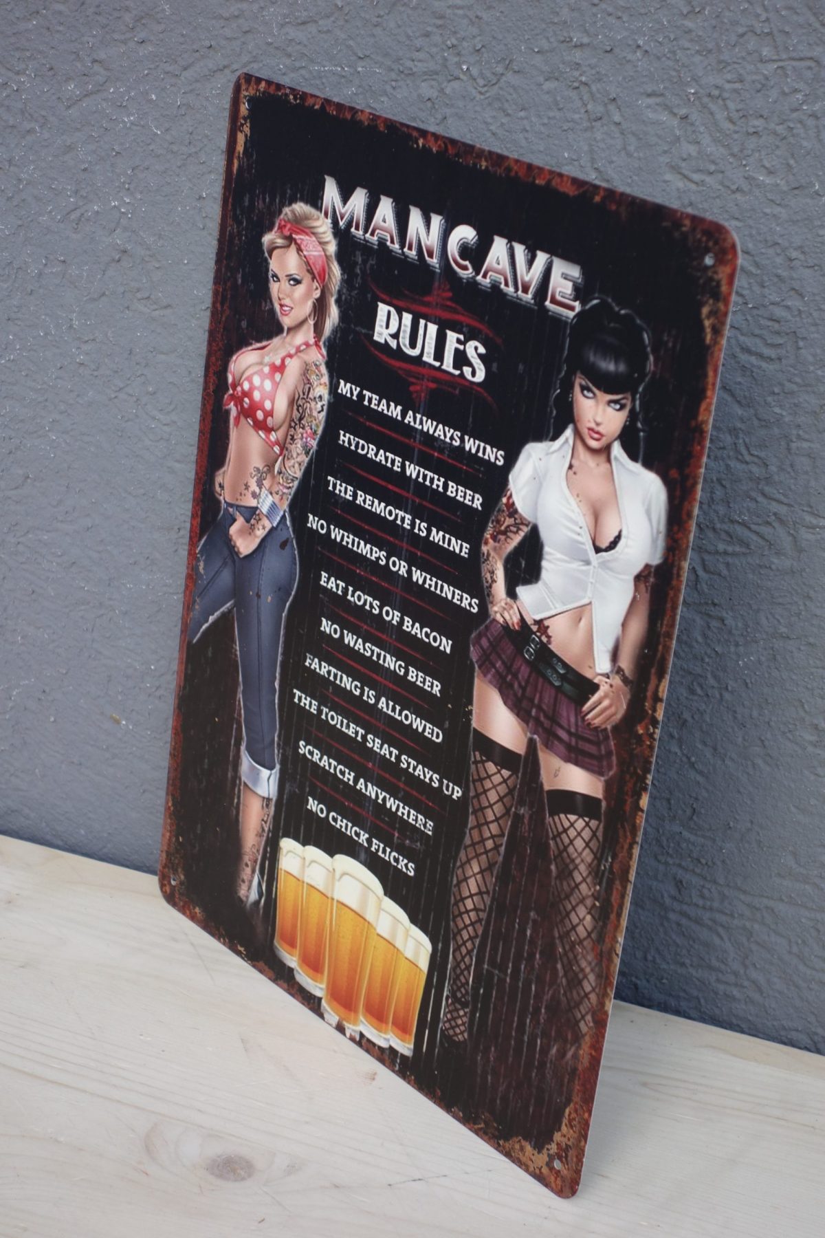 Plechová "RETRO" tabuľa – Obrázok 2