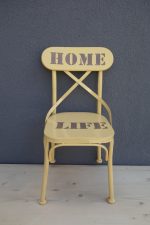 Stolička   plechová  detská