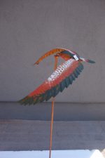 Záhradná   dekorácia    pestrý   vtáčik – Obrázok 2