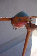 Záhradná   dekorácia    pestrý   vtáčik – Obrázok 4