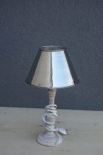 Lampa  stolná  -  strieborná