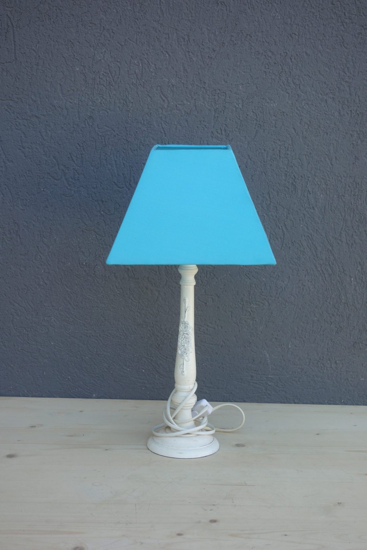 Lampa   stolná    -  modrá – Obrázok 2