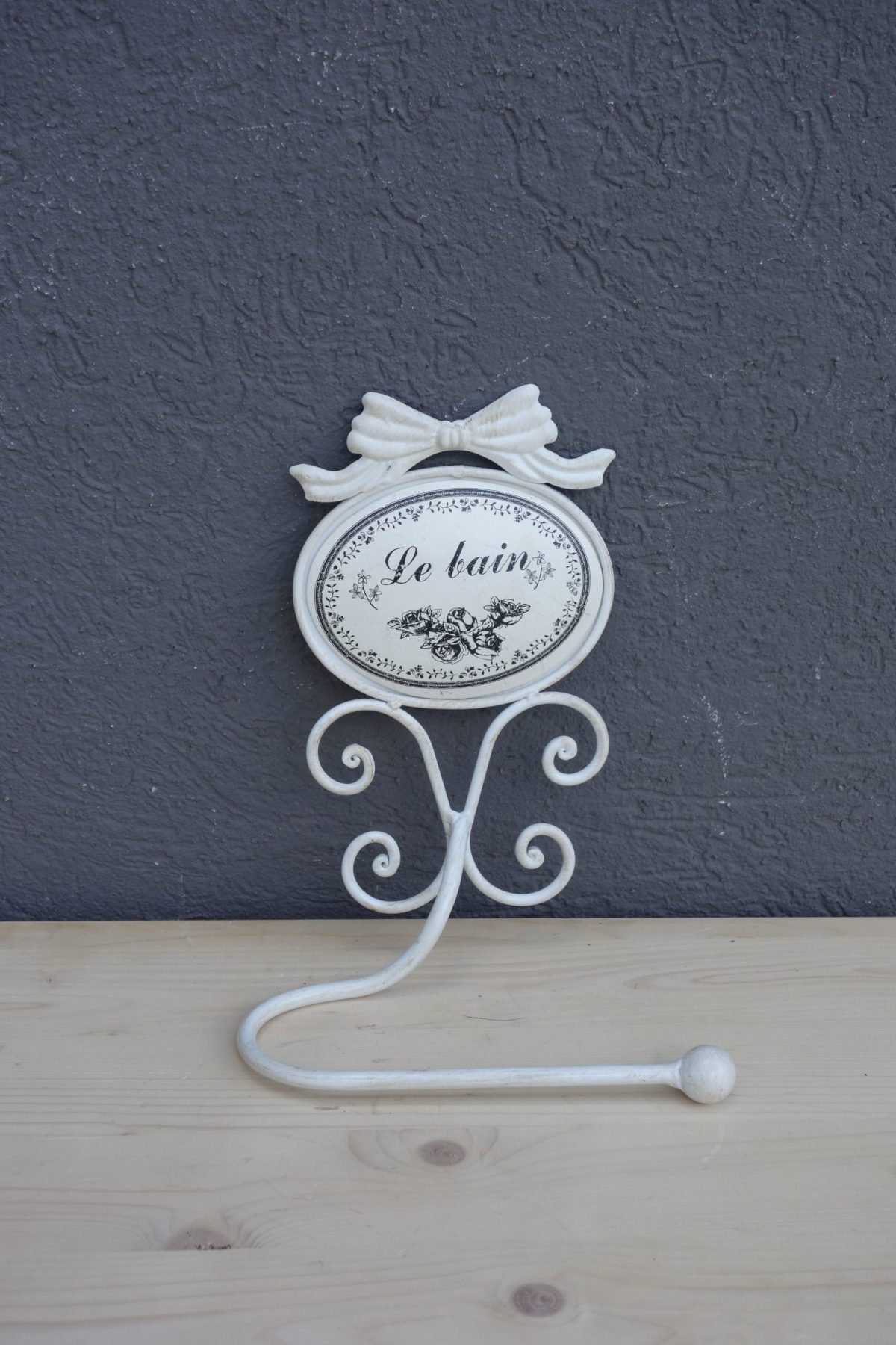 Vešiak   romantický   kovový   na   uterák – Obrázok 2