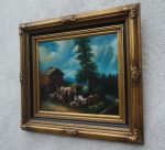 Obraz  –  ručne  maľovaný  na  sololitovej  doske  –  78   x  88  cm  (  v  +  š  ) – Obrázok 2