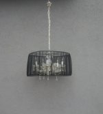 Luster  s tienidlom  -  čierny