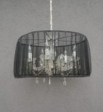 Luster  s tienidlom  -  čierny – Obrázok 2