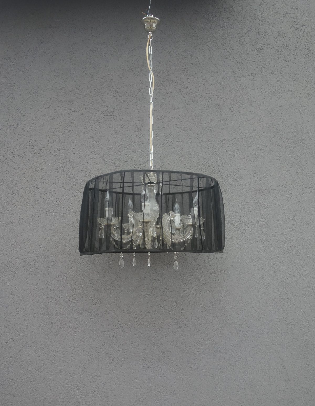 Luster  s tienidlom  -  čierny – Obrázok 3