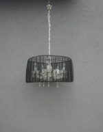 Luster  s tienidlom  -  čierny – Obrázok 3