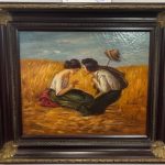 Obraz  –  ručne  maľovaný  na  sololitovej  doske  –  73  x  84  cm  (   v  +  š  )-3