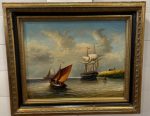 Obraz  –  ručne  maľovaný  na  sololitovej  doske  –  57  x  67  cm  (  v  +  š  )-22