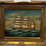 Obraz  –  ručne  maľovaný  na  sololitovej  doske   –  61  x  71  cm  (  v  +  š  ) -  37