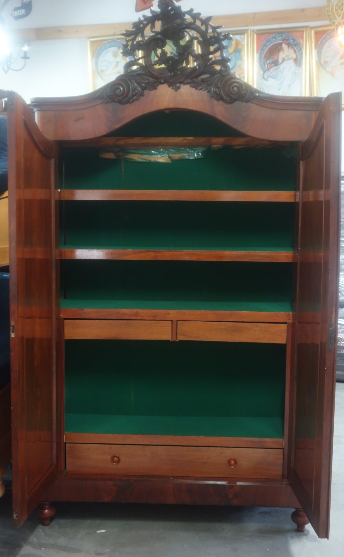 Skriňa  starožitná  -  "NUSSBAUM" – Obrázok 2