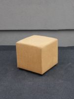 Taburetka  látková  -  svetlo  hnedá