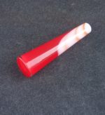 Váza sklenená – duhovaná   36   cm