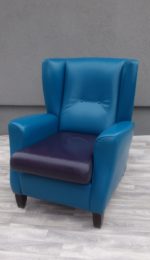 Kreslo  kožené  -  " UŠIAK " – Obrázok 2