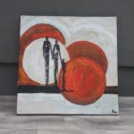 Obraz  maľovaný  -  rodinka