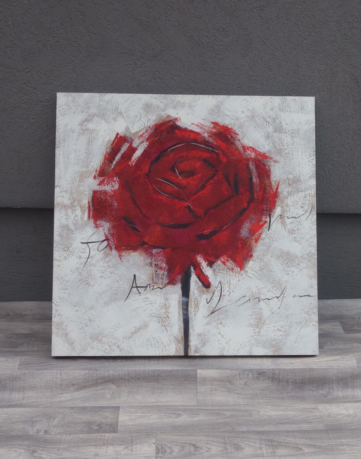 Obraz  maľovaný  -  kvet – Obrázok 2