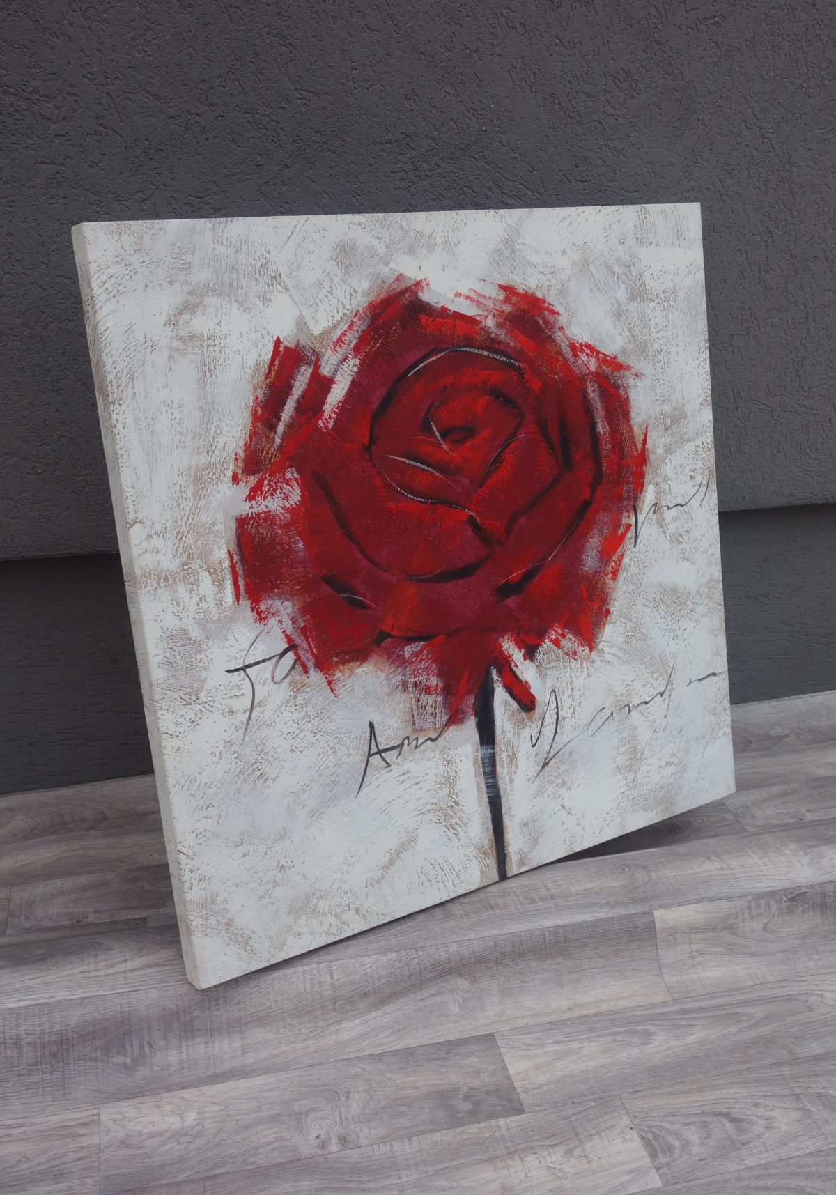 Obraz  maľovaný  -  kvet – Obrázok 4