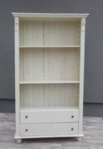 Regál  biely  s  2  šuplíkmi – Obrázok 3